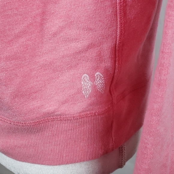 VICTORIAS Secret Hoodie Sweatshirt S VGUC Pink - Picture 2 of 9